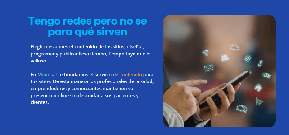 Tengo redes sociales pero no me sirven